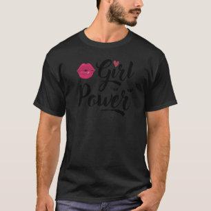 Camiseta Feminismo poderoso das garotas feministas bonitas