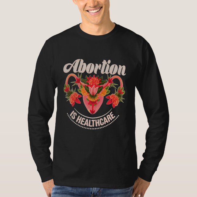 Camiseta Feminismo Pró-Aborto É Saúde (Frente)