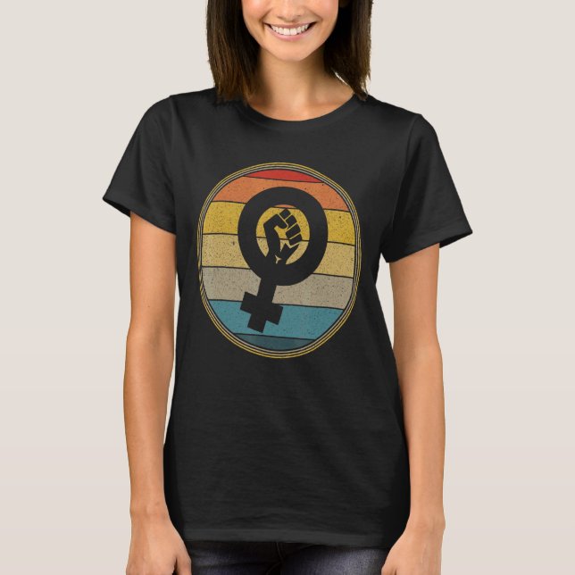 Camiseta Feminismo Símbolo de Igualdade Feminina Empoderame (Frente)