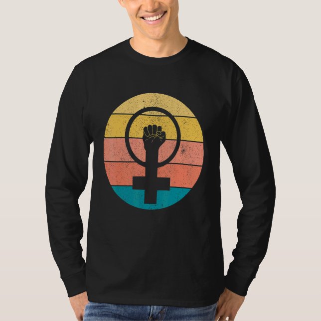 Camiseta Feminismo - Símbolo Feminina para Igualdade (Frente)