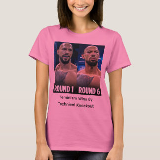 Camiseta Feminismo Vence Por Nocaute Técnico