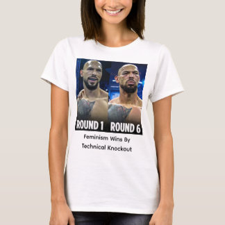 Camiseta Feminismo Vence Por Nocaute Técnico