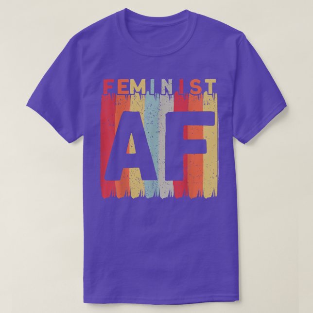 Camiseta Feminist Af Feminism 1418  (Frente do Design)