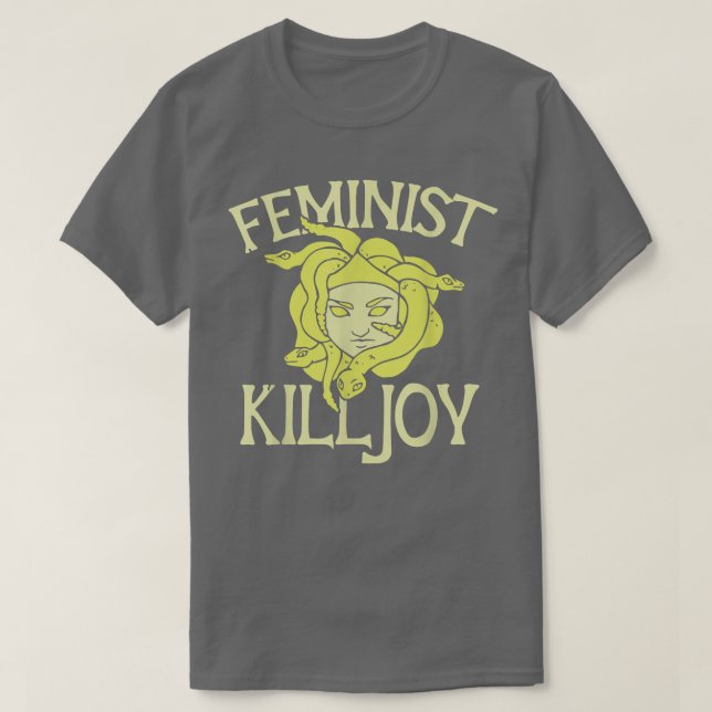 Camiseta Feminist Killjoy T Medusa Feminism Art Tee 1712  (Frente do Design)