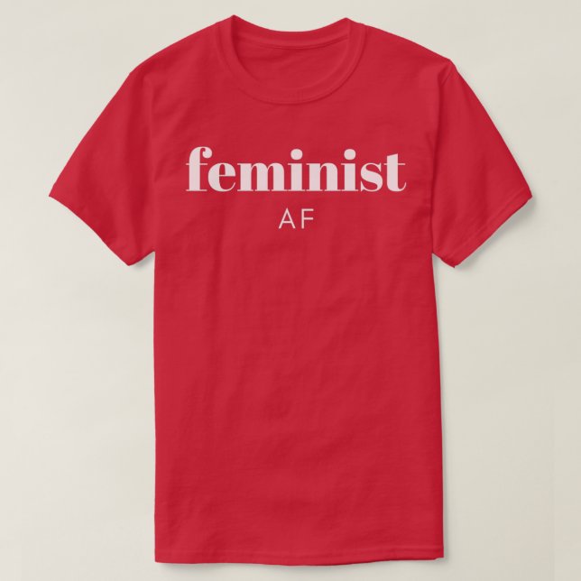 Camiseta Feminista AF (Frente do Design)