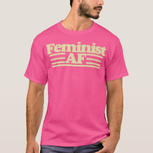 Camiseta Feminista AfFeministaf TeeFeminismo Retro Tee 1432