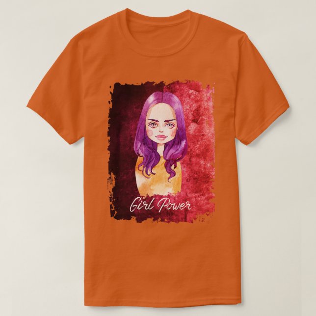 Camiseta Feminista Colorida Fantástica (Frente do Design)