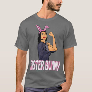 Camiseta Feminista da Páscoa Bunny Mulheres Feminista Pásco