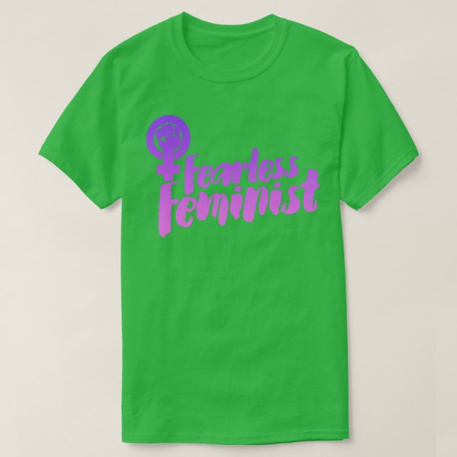 Camiseta Feminista destemido (Frente do Design)