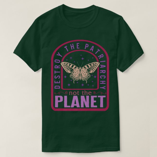 Camiseta Feminista Destroi O Patriarcado Empoderamento Das  (Frente do Design)