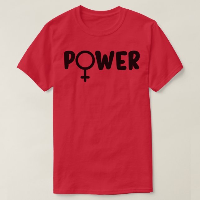 Camiseta Feminista Do Poder Das Mulheres Poderosas1743 (Frente do Design)