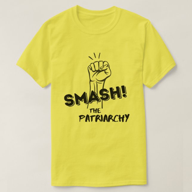 Camiseta feminista - Esmaga o Patriarcado - t-shirt (Frente do Design)