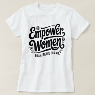 Camiseta Feminista Igualdade de Direitos Empoderar