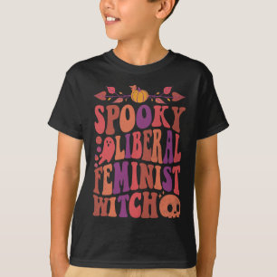 Camiseta Feminista Liberal Bruxa Feminista do Dia das Bruxa