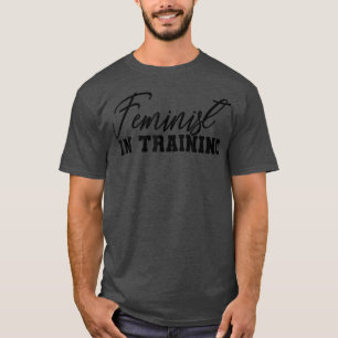 Camiseta Feminista No Treinamento Direitos Da Mulher E Fêmi