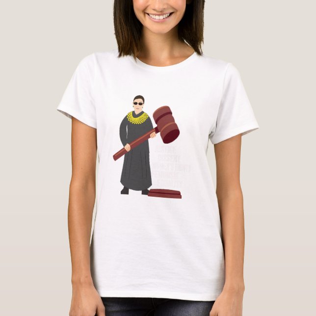 Camiseta Feminista notória da corte suprema de RBG Ruth (Frente)