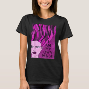 Camiseta Feminista Radial Eu Sou Minha Própria Musa