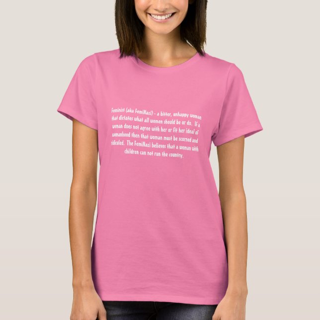 Camiseta Feminista (também conhecida por FemiNazi) (Frente)
