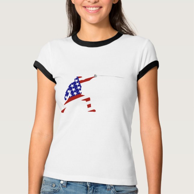 Camiseta Fencer/cerca All-American (Frente)