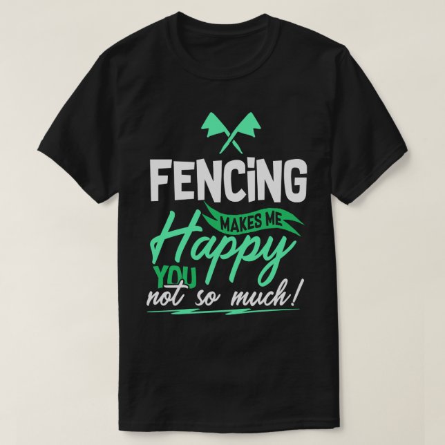 Camiseta Fencer de delimitação 1 (Frente do Design)