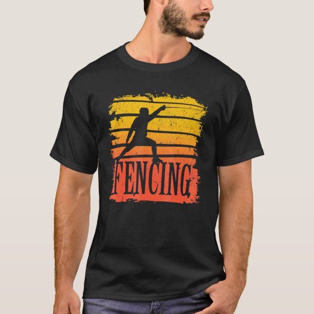 Camiseta Fencer de retrorreflector de vedação (Frente)