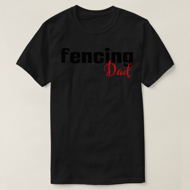 Camiseta Fencer do Pai de delimitação (Frente do Design)