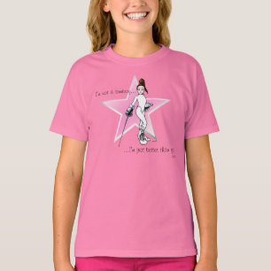 Camiseta FencerGrrl - eu não sou um tomboy…