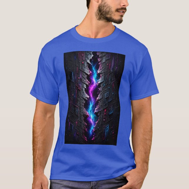 Camiseta Fenda Dimensional 3D (Frente)