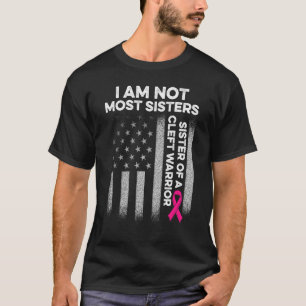 Camiseta Fenda Palato Lábio Mais Irmã Forte Consciência