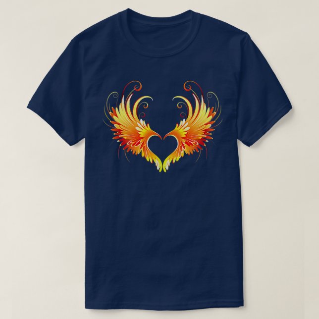 Camiseta Feni Dragon Heart Wings Fantasy Fairy Tale nas cos (Frente do Design)