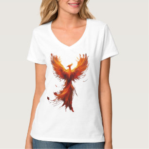 Camiseta Fênix Ardente, ergue-te das cinzas