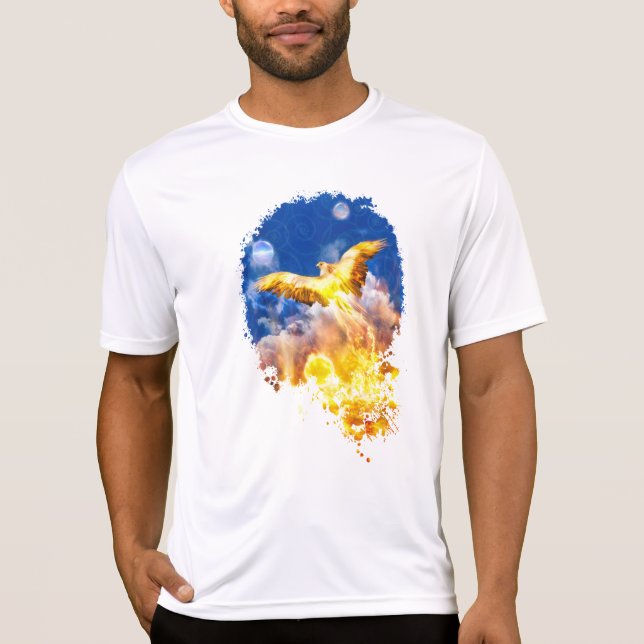 Camiseta Fênix Bird SAIA ACIMA DE SEUS PROBLEMAS (Frente)