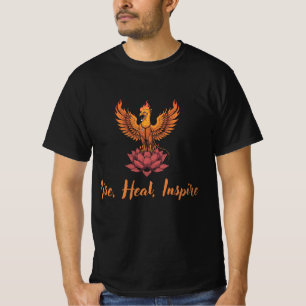 Camiseta Fênix Doutor Healing Lotus - Rise, Curva, Inspire