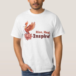 Camiseta Fênix Doutor Healing Lotus - Rise, Curva, Inspire