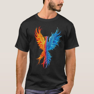 Camiseta Fênix Fantástica de Fogo e Gelo Épico