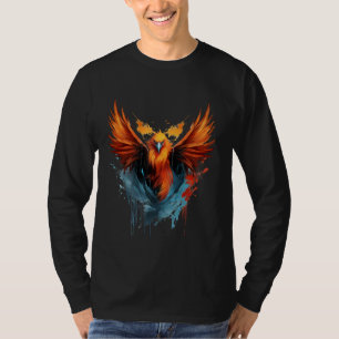 Camiseta Fênix Rejuvenescimento Trabalho de arte da Ascensã