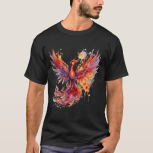 Camiseta Fênix renascida Fênix Ascensão Mítica Rejuve