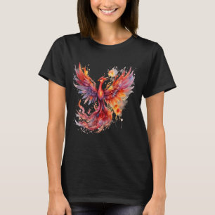 Camiseta Fênix renascida Fênix Ascensão Mítica Rejuve