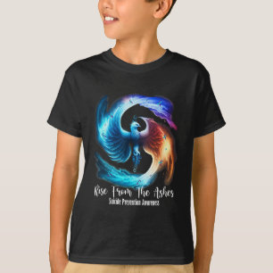 Camiseta Fênix Surgem Do Awa Ashes Para A Prevenção Do Suic