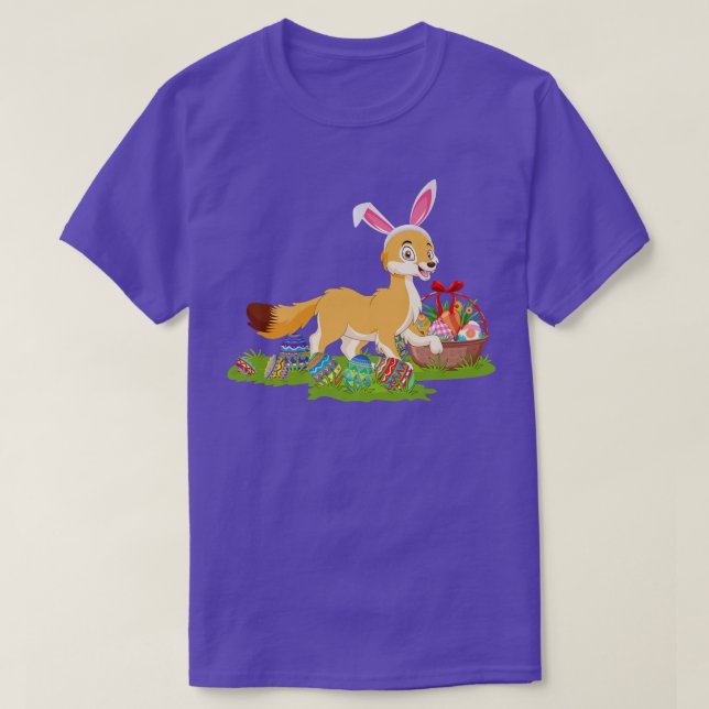 Camiseta Fennec Fo Easter Caça Ao Ovo Bunny Fennec Fo Easte (Frente do Design)
