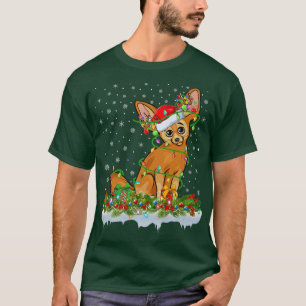 Camiseta Fennec Fo Lover Matching Xmas Lighting Fennec Fo C
