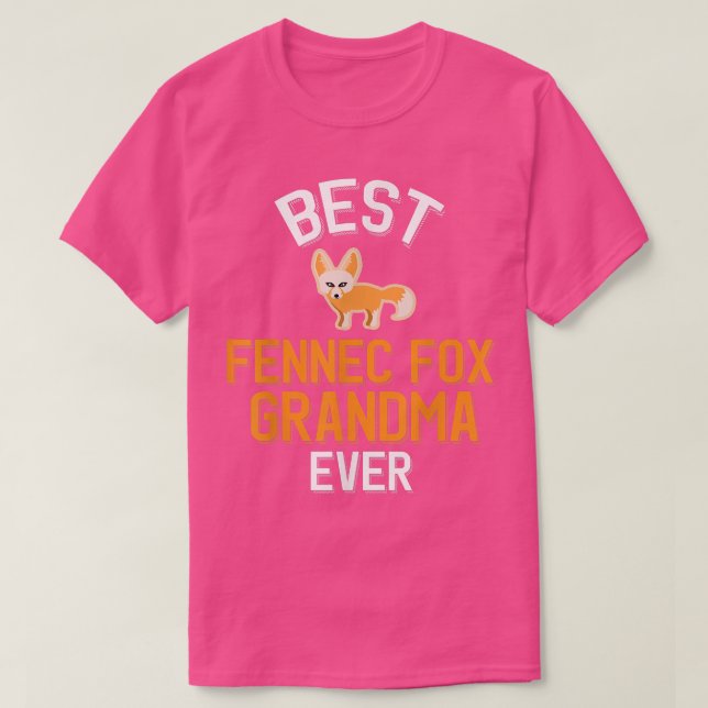 Camiseta Fennec Fo Lover Melhor Fennec Da Avó Nunca (Frente do Design)
