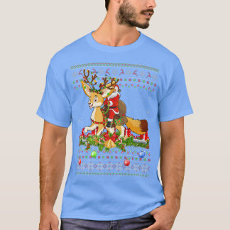 Camiseta Fennec Fo Lover Xmas Papais noeis Feugly Que Andam