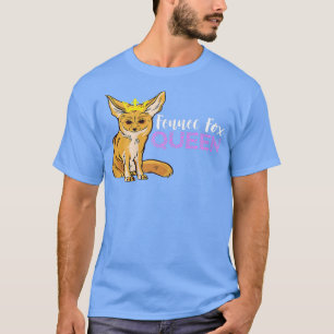 Camiseta Fennec Fo Queen Crown Fennec Fo Lover Animal Ears