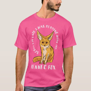 Camiseta Fennec Fox Desculpe Estou Atrasado No Deserto Ouvi