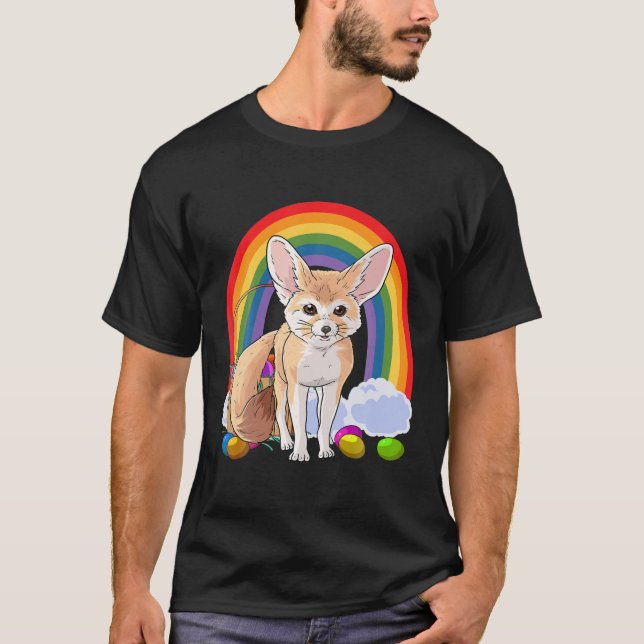 Camiseta Fennec Fox Felz pascoa Coelhinho De Ovos (Frente)