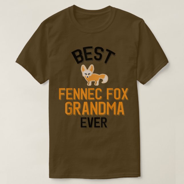Camiseta Fennec Fox Grandma (Frente do Design)