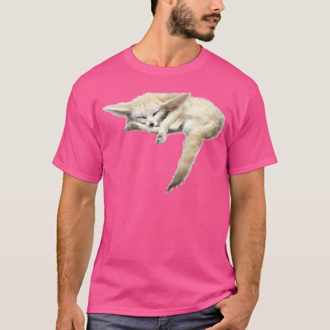 Camiseta Fennec Fox Raposa Dormente (Frente)