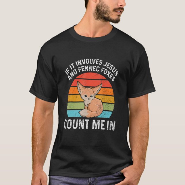 Camiseta Fennec Vixen Para Um Ventilador Fennec Fox (Frente)