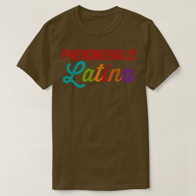 Camiseta Fenomenalmente Latina (Frente do Design)